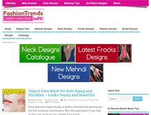 Tablet Screenshot of fashiontrendsinpk.com